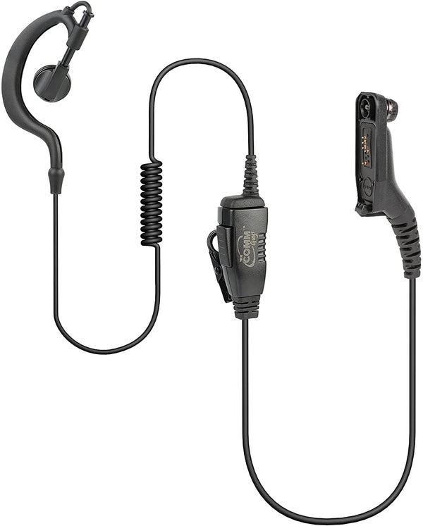 1-Wire Earhook Earpiece, Motorola XPR and APX Radios