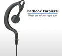 1-Wire Earhook Earpiece, Motorola XPR and APX Radios